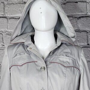 Vintage Stormy Weather Overcoat with Hood and Zip Out Liner, Women's 9